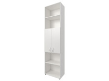 Aktenschrank >Trio< in Weiß - 57x231x34,5cm (BxHxT)