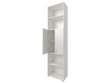 Aktenschrank >Trio< in Weiß - 57x231x34,5cm (BxHxT)