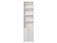 Aktenschrank >Trio< in Weiß - 57x231x34,5cm (BxHxT)