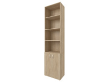 Aktenschrank >Trio< in Sonoma-Eiche - 57x231x34,5cm (BxHxT)