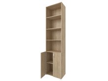 Aktenschrank >Trio< in Sonoma-Eiche - 57x231x34,5cm (BxHxT)