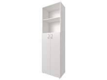 Aktenschrank >Trio< in Weiß - 57x190x34,5cm (BxHxT)