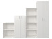 Aktenschrank >Trio< in Weiß - 57x190x34,5cm (BxHxT)