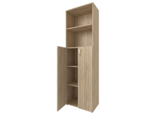 Aktenschrank >Trio< in Sonoma-Eiche - 57x190x34,5cm (BxHxT)