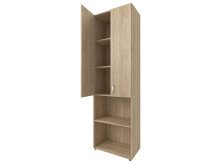 Aktenschrank >Trio< in Sonoma-Eiche - 57x190x34,5cm (BxHxT)