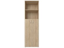 Aktenschrank >Trio< in Sonoma-Eiche - 57x190x34,5cm (BxHxT)