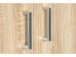 Aktenschrank >Trio< in Sonoma-Eiche - 57x190x34,5cm (BxHxT)