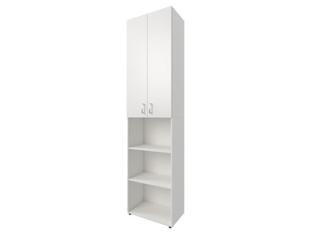 Aktenschrank >Trio< in Weiß - 57x226x34,5cm (BxHxT)