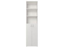 Aktenschrank >Trio< in Weiß - 57x226x34,5cm (BxHxT)