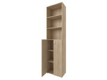 Aktenschrank >Trio< in Sonoma-Eiche - 57x226x34,5cm (BxHxT)