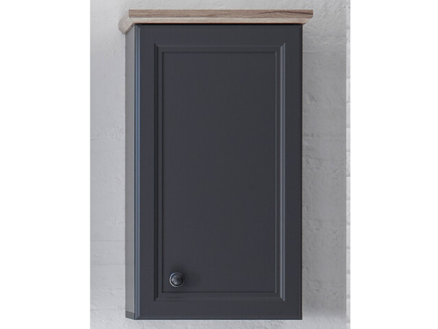 Hängeschrank >Tomlin< in grau - 41x70x24cm (BxHxT)