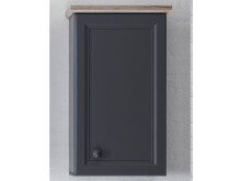 Hängeschrank >Tomlin< in grau - 41x70x24cm (BxHxT)