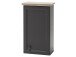 Hängeschrank >Tomlin< in grau - 41x70x24cm (BxHxT)