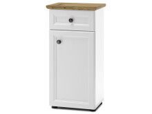Unterschrank >Tomlin< in Weiß - 41x83x32cm (BxHxT)