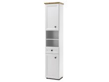 Badezimmer-Set >Tomlin< (5-teilig) in Weiß - 205x191x47cm (BxHxT)