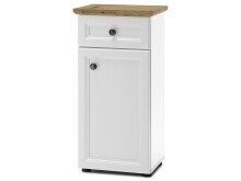 Badezimmer-Set >Tomlin< (5-teilig) in Weiß - 205x191x47cm (BxHxT)