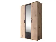 Kleiderschrank >Cilli< in Anthrazit -...