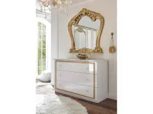 Barockspiegel >Celine< in Goldfarben aus Kunststoff...