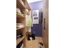 Kleiderschrank >Lasmos< begehbar, in Sonoma-Eiche - 146x198x133cm (BxHxT)