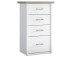Kommode >Lebbie< in Pinie Weiß - 60x101x43cm (BxHxT)