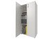 Büro-Set >Trio< in Weiß - 228x186,5x34,5cm (BxHxT)