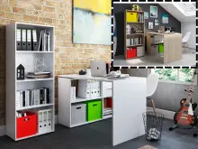 Büro-Set >Trio< - 76x33cm (HxT)