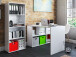 Büro-Set >Trio< - 76x33cm (HxT)