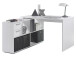 Büro-Set >Trio< in Weiß - 121x76x33cm (BxHxT)