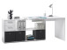 Büro-Set >Trio< in Weiß - 121x76x33cm (BxHxT)