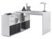 Büro-Set >Trio< in Weiß - 121x76x33cm (BxHxT)