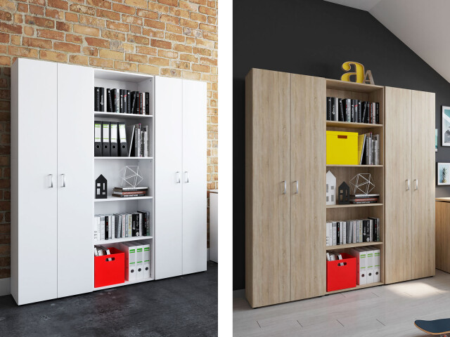 Büro-Set >Trio< - 171x186,5x34,5cm (BxHxT)