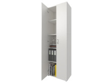 Büro-Set >Trio< in Weiß - 171x186.5x34.5cm (BxHxT)