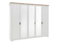 Kleiderschrank >Jasmin< in Anderson Pine -...