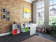 Trio >Trio< in Weiß - 57x77x33cm (BxHxT)