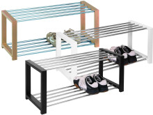 Schuhbank >Dette< aus Metall - 80x32x30cm (BxHxT)