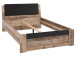 Bettgestell >Maila< in Old Style hell - 146,4x93,2x217,1cm (BxHxT)