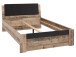 Bettgestell >Maila< in Old Style hell - 146,4x93,2x217,1cm (BxHxT)
