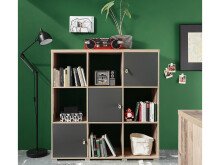 Regal >Maila< in Old Style hell - 122,5x126,5x38cm...