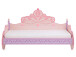 Kinderbett >Papirette< in Rosa aus MDF Glanz lackiert - 104,5x120x211,5 (BxHxT)