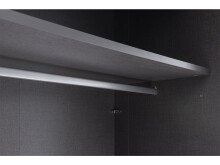 Schwebetürenschrank >Renfrew< in Old Style hell - 215x210x63cm (BxHxT)