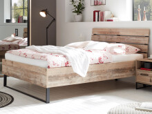 Bett >Renfrew< in Old Style hell - 146x100x213cm...