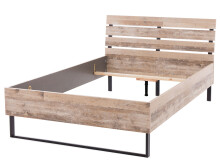 Bett >Renfrew< in Old Style hell - 146x100x213cm...