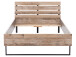 Bett >Renfrew< in Old Style hell - 146x100x213cm (BxHxT)