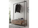 Kompaktgarderobe >Renfrew< in Old Style hell aus Metall - 137x186x50cm (BxHxT)