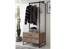 Kompaktgarderobe >Renfrew< in Old Style hell aus...