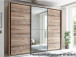 Schwebetürenschrank >Renfrew< in Old Style hell - 270x210x63cm (BxHxT)