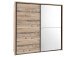 Schwebetürenschrank >Renfrew< in Old Style hell - 225x215x63cm (BxHxT)