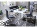 Eckbank >Muvo I< in Schwarz aus Rindsleder - 200x86x60cm (BxHxT)