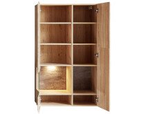 Hängevitrine >Springhill< in Artisan Eiche aus Metall - 80x136x37cm (BxHxT)