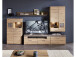 Hängevitrine >Springhill< in Artisan Eiche aus Metall - 80x136x37cm (BxHxT)